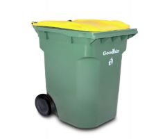سطل زباله چرخ دار 360 لیتری گودبین پلاستیک 6178