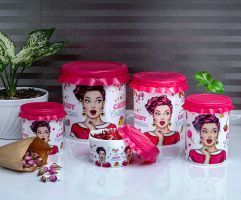 بانکه درب سیلیکونی رزمن پلاستیک سایز سه