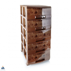 دراور لارج BL پنج طبقه طرح چوب هوم کت پلاستیک 1325