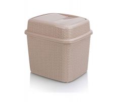 سطل بادبزنی آنیل دو درب طرح روشا هوم کت پلاستیک 2467