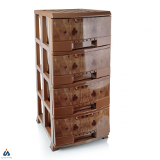 دراور لارج BL چهار طبقه طرح چوب هوم کت پلاستیک 1324