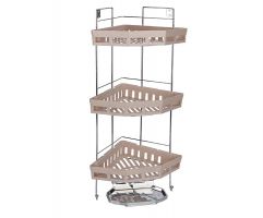 شلف گوشه حمام سه طبقه مارتیا هوم کت پلاستیک 4151