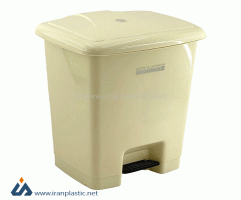 سطل پدالی پلاستیکی ممتاز پلاستیک کد 750