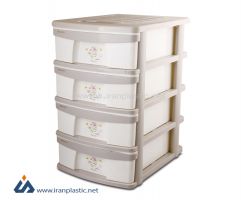 فایل پلاستیکی چهار طبقه ممتاز پلاستیک مدل A4