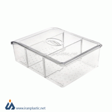 باکس یخچالی کریستال سایز 3 مرسه پلاستیک 80046