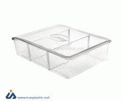 باکس یخچالی کریستال سایز 3 مرسه پلاستیک 80046