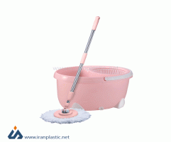 سطل و زمین شوی چرخشی ساده همارا پلاستیک 660001